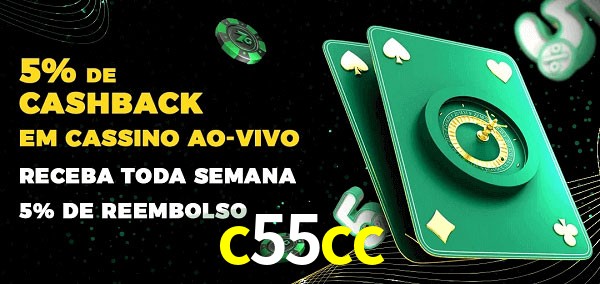 Promoções do cassino ao Vivo c55cc